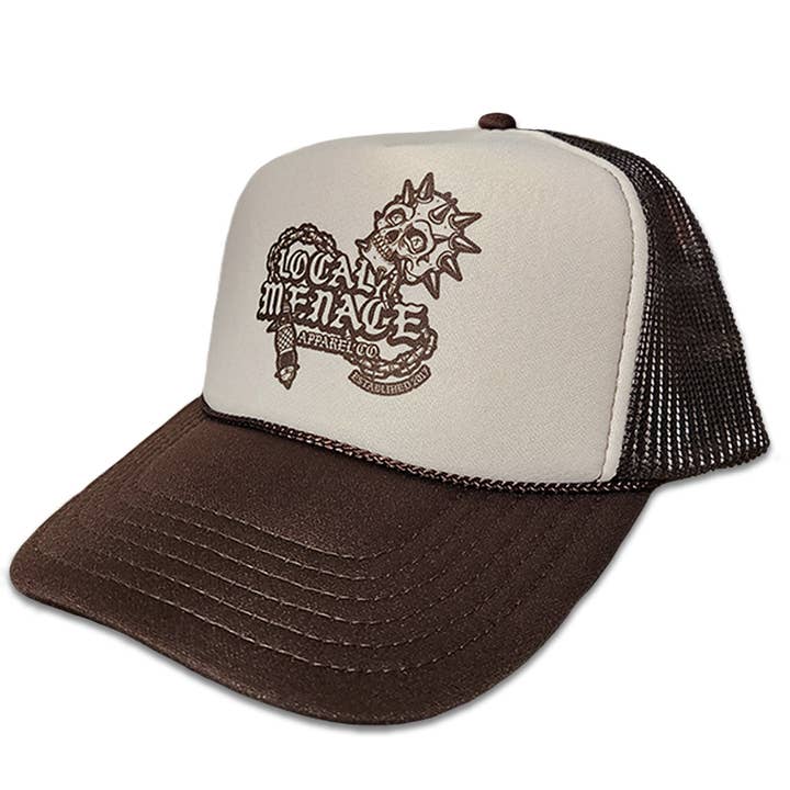 Mace Face Trucker Hat for wholesale by Local Menace
