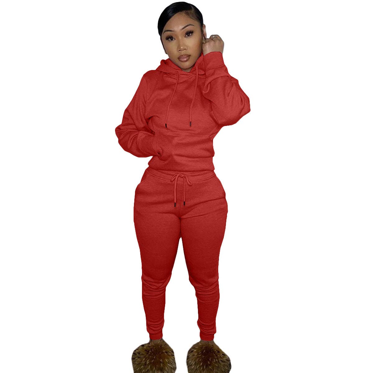 MB Fashion Wholesale - Wholesale Lounge Set - Women's - MB FASHION Cozy Hoodie and Jogger Pants 2PCS SET 175R1