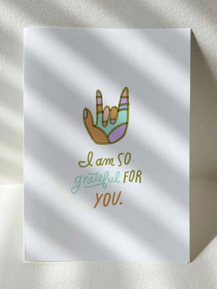 So Grateful - Carte de vœux pour la vente par Karli Fairbanks