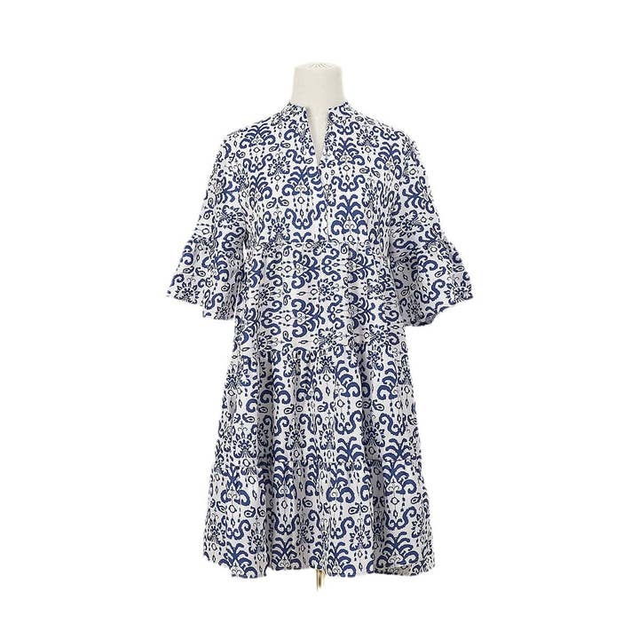 Masyal - Wholesale Dress - Women's - Summer loose V-neck casual short dress for women7