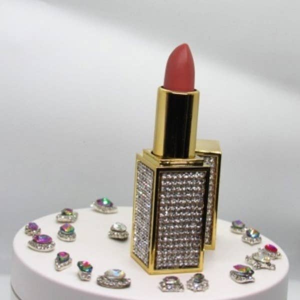 Elise Pink - Wholesale Lipstick - Glamour Lipstick "Celebrity" with Rhinestones0