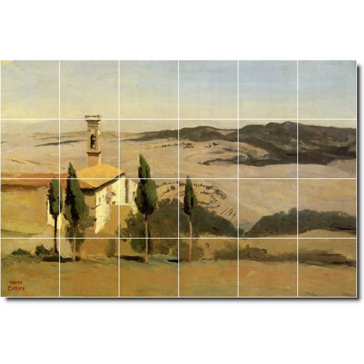 Peinture murale en céramique de paysages PT02154 pour la vente par Picture-Tiles.com