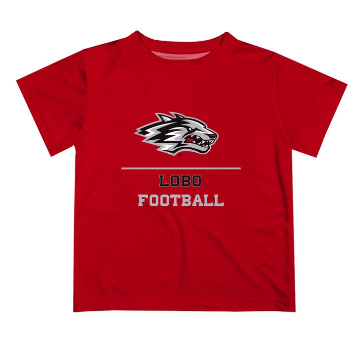 New Mexico Lobos Football Short Sleeve T-Shirt for wholesale by Vive La Fete