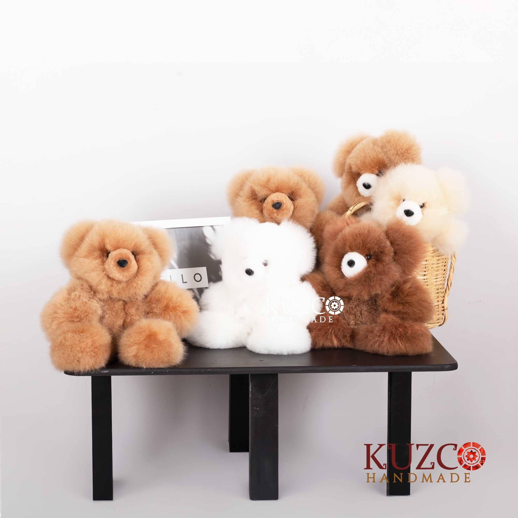 KuzcoHandmade - Vendita all'ingrosso Peluche - Bambini e neonati - Orso di peluche in pelo di alpaca - Morbido e ipoallergenico2