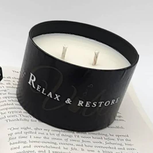 Relax & Restore for wholesale by Aromatic Vibes Candle Co