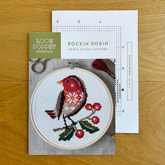 Rockin Robin - Printed Chart for wholesale by Love Poppet
