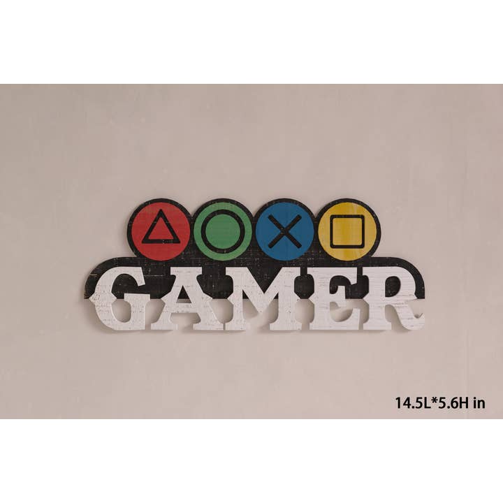 vidh imports - Wholesale Wall Accent - Wooden Gaming Wall Art