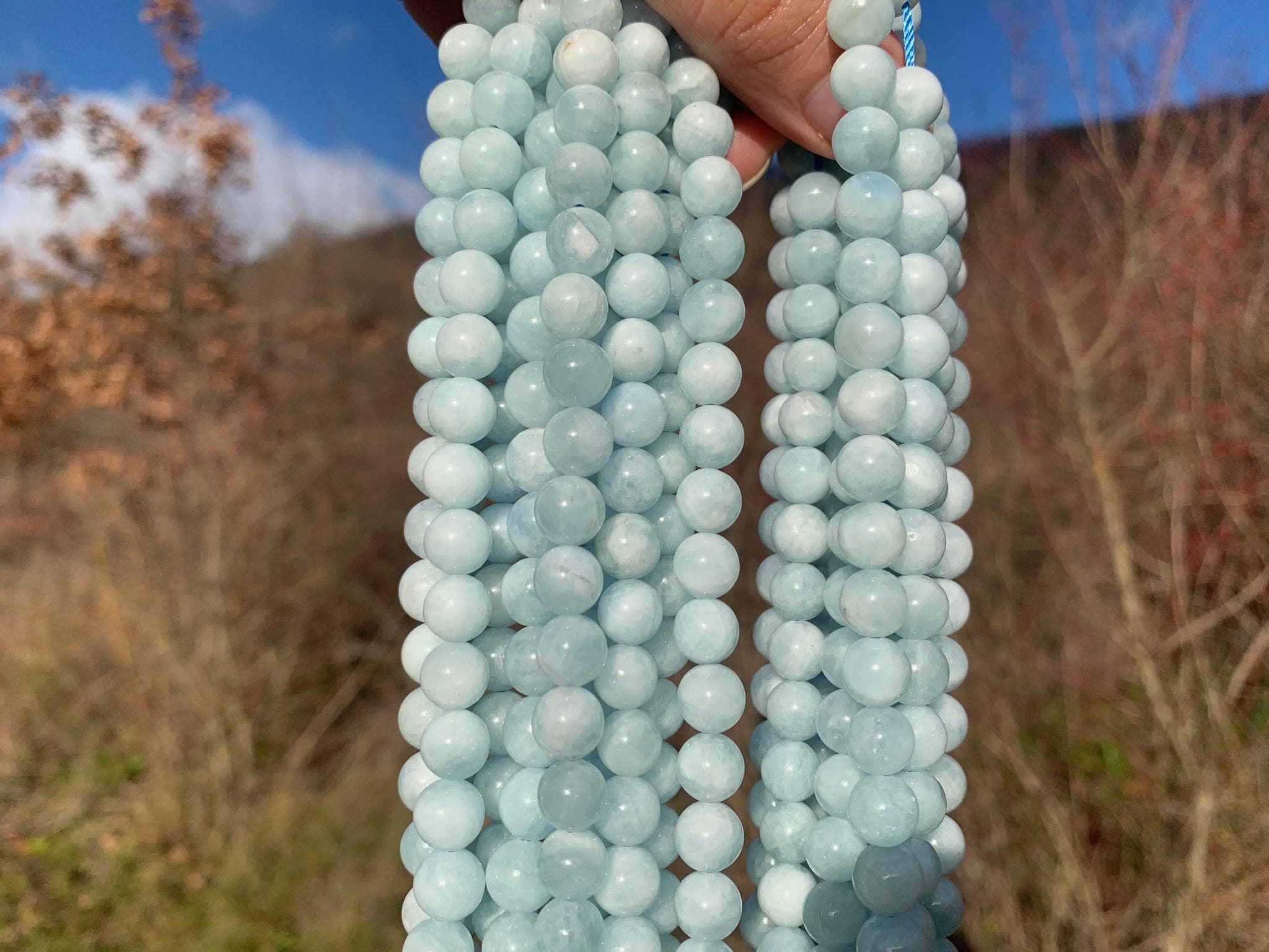 REMOVED BRAND - Wholesale Beads - Aquamarine beads between 4 and 12 mm AMU6