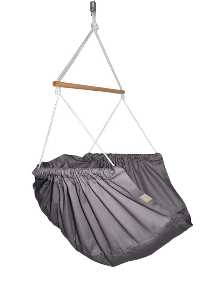 homba® zen mini sedia sospesa in cotone grigio (2-10 anni) per la vendita all'ingrosso da parte di homba
