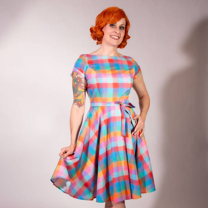 Heart of Haute - Wholesale Dress - Women's - Melody Dress- Rainbow Sherbet0