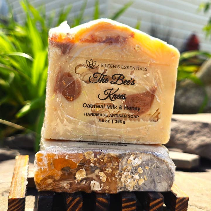 The Bee's Knees (Oatmeal, Milk & Honey) Artisan Soap for wholesale by Eileen's Essentials, llc