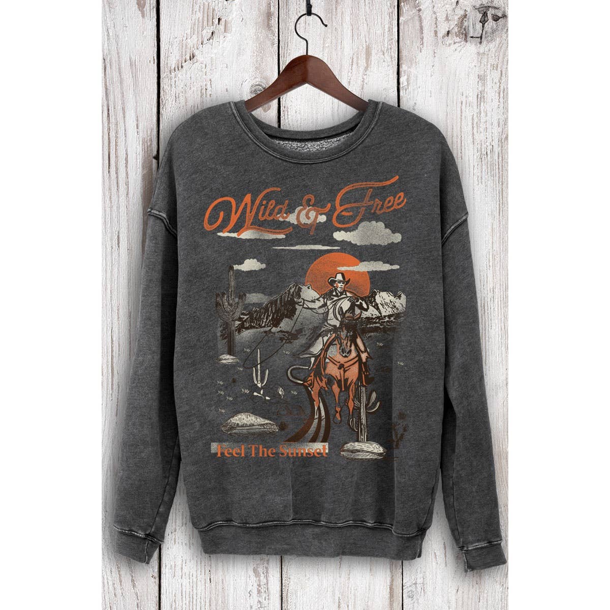 HRTandLUV - Wholesale Graphic Sweatshirt - Women's - WILD N FREE MINERAL SWEATSHIRTS1
