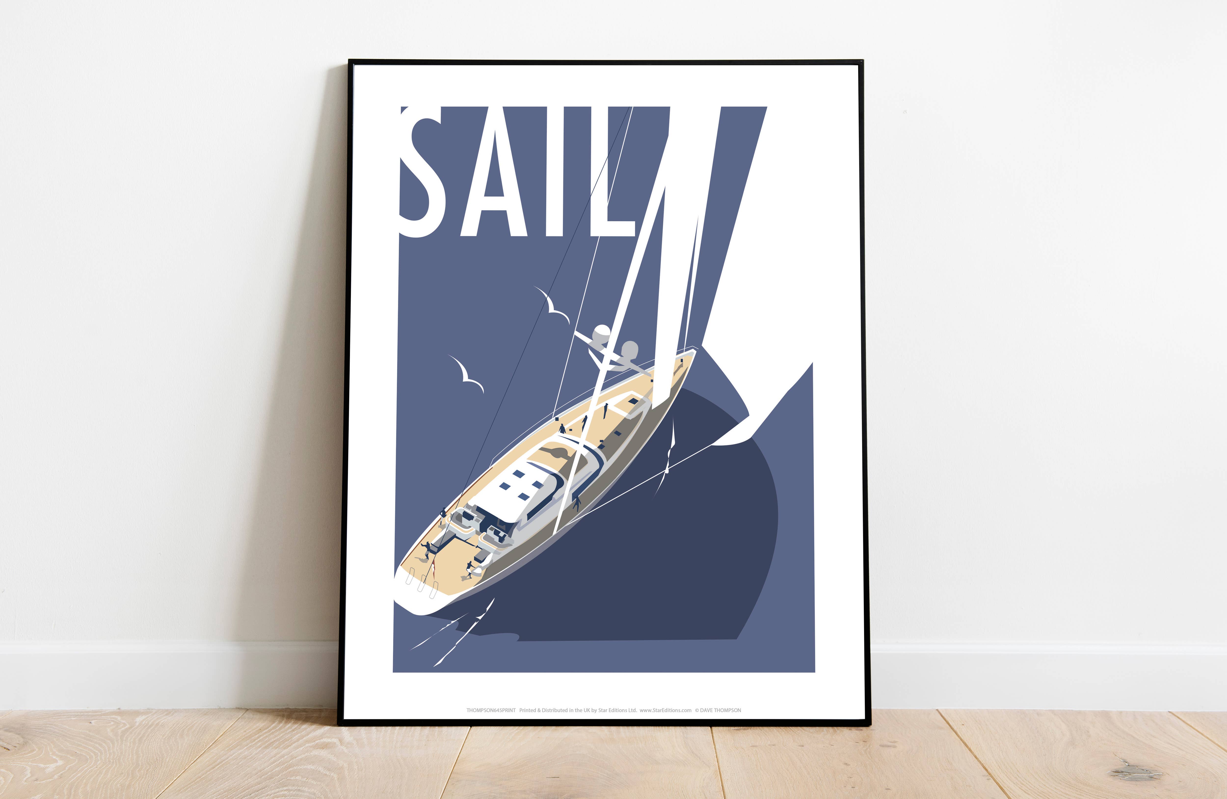 Star Editions – wholesale Art print – Sail (Sailing) By Artist Dave Thompson - Premium Art Print1