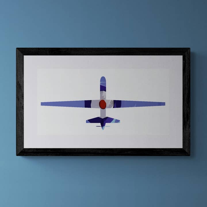 Impressão de estaleiro MQ-9 Reaper (Predator B) RAF por atacado de Gillian Jones Designs