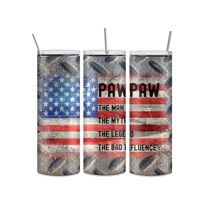 Father / Dad "Pawpaw Myth Man Legend" Tumbler for wholesale by FloBama Girls Wholesale