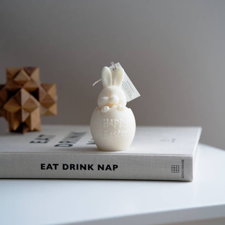 HAPPY EASTER candle - soy wax for wholesale by Studio Firaora