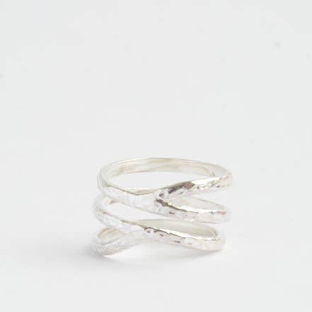 Fair Anita - Wholesale Band/Stacked Ring - Esperanza Sterling Ring3