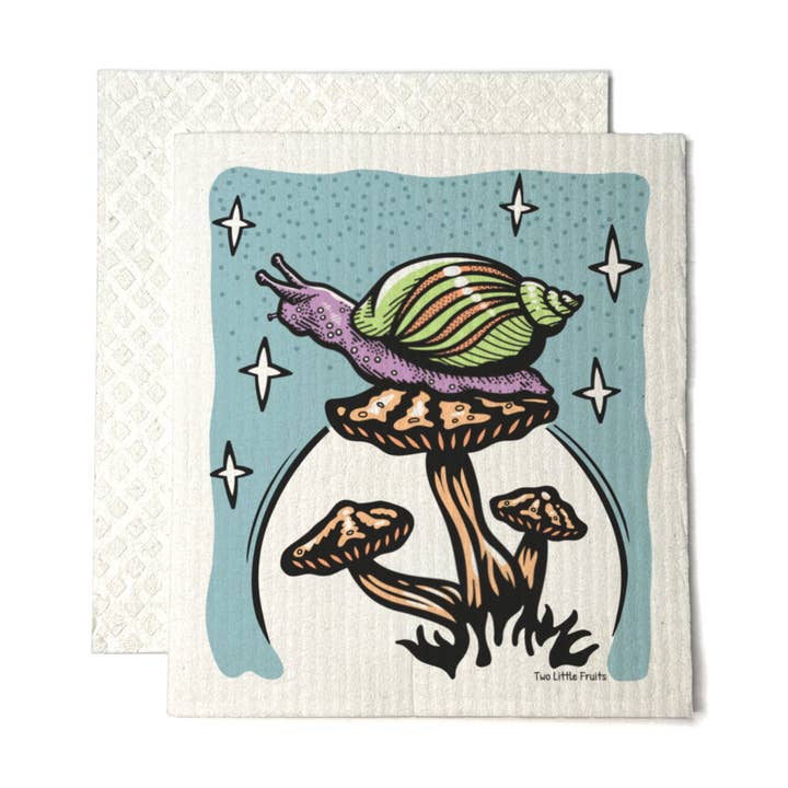 Swedish Dishcloth - Garden Snail  – Reusable Swedish Sponge for wholesale by Two Little Fruits
