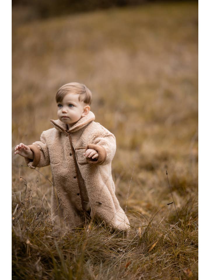 Annie & Charles – Großhandel Overall-Set – Kinder – Annie & Charles® Kinder Lammfell Wende-Overall