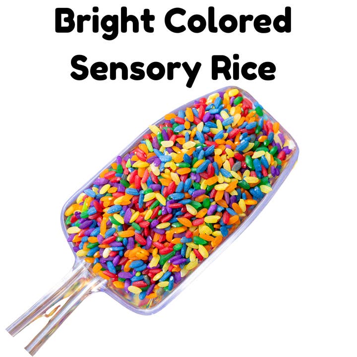 Kid To Kid Corner - Wholesale Toy Set - Kids - Rainbow Sensory Rice, Sensory Bin Filler, Sensory Table Fill2