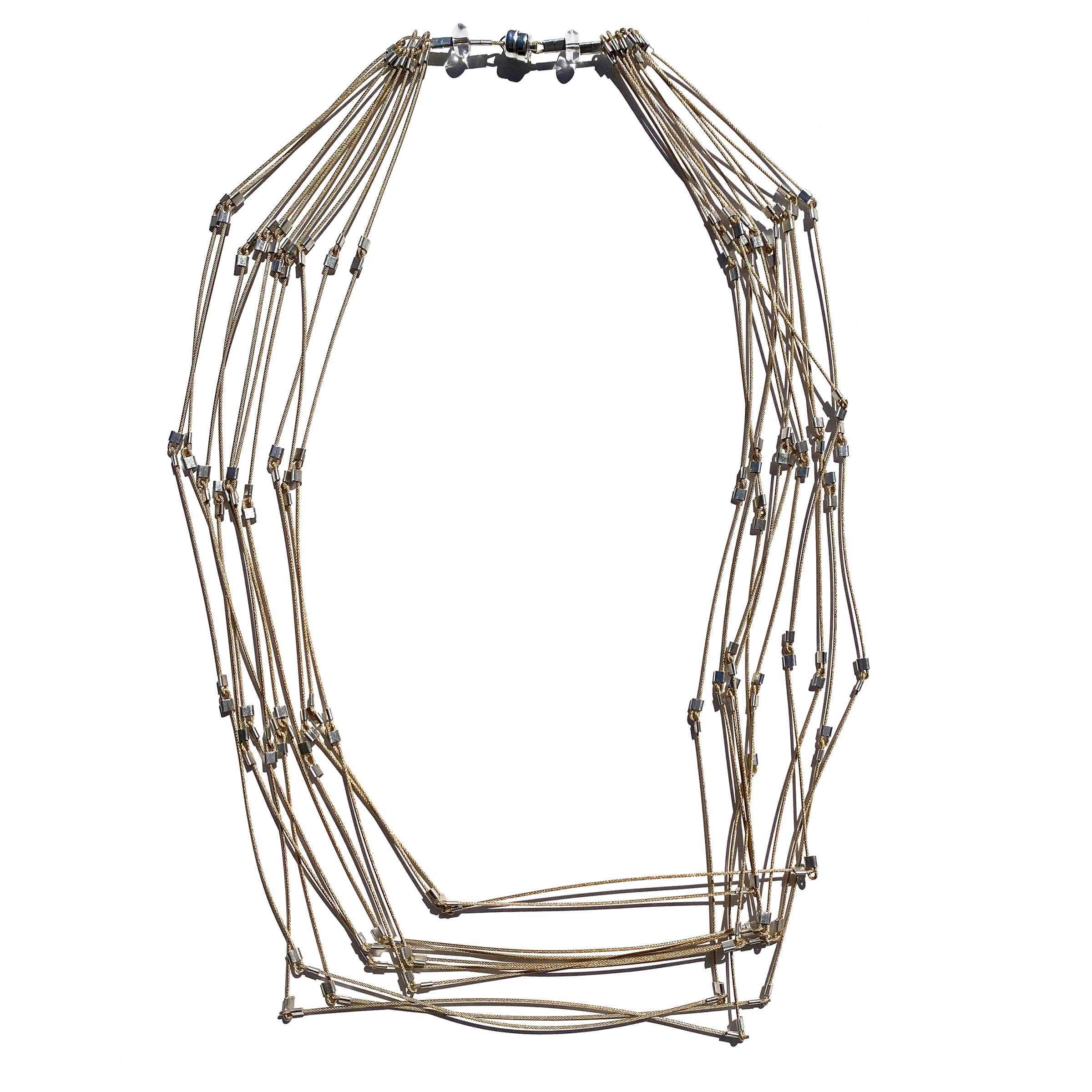 Meghan Patrice Riley – Colar de elos e correntes por atacado – Colar Segmentos de Linha 18" (Curto)5