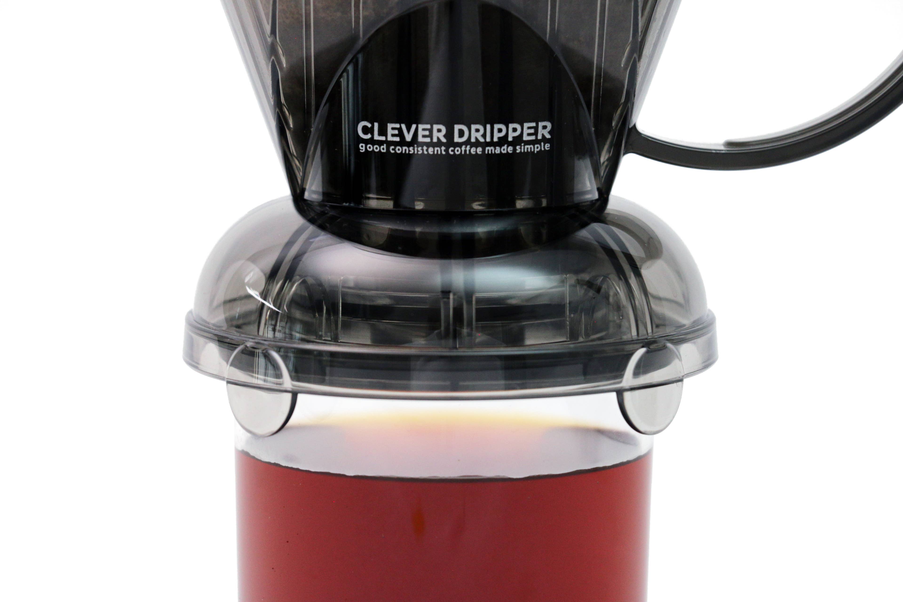 Sable Brew - Wholesale Pour Over & Dripper - Clever Coffee Dripper and Filters, Large 18 oz - Clear Gray5