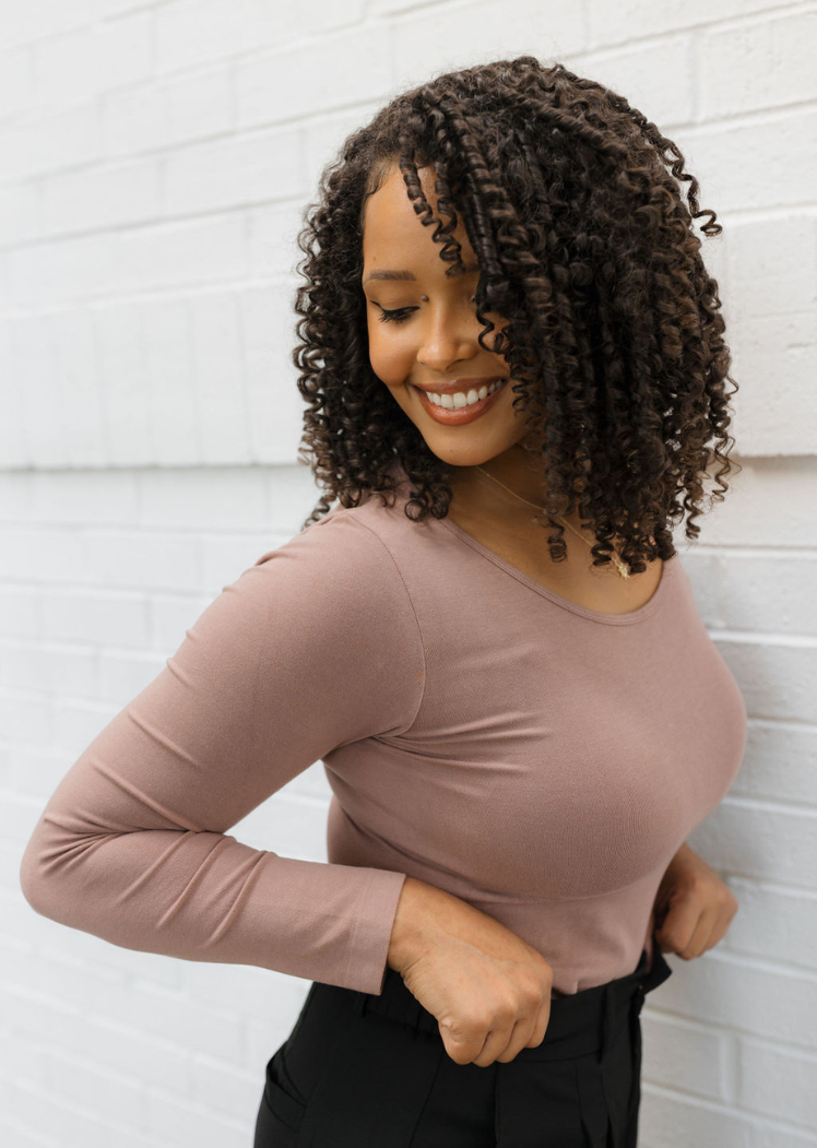 ELIETIAN - Vente Haut en maille – femme - Manches longues réversibles - Coupe incurvée31