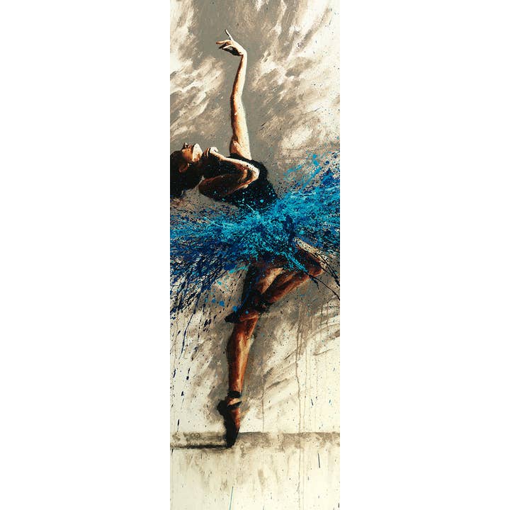 Rhythmus des Saphirs 16x48 - Leinwand für den Großhandel von deSotogi Fine Art