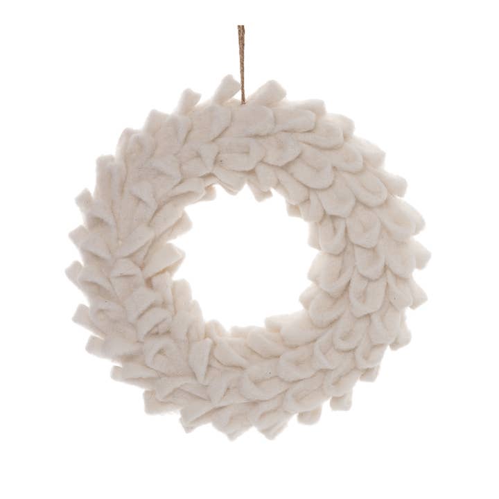 Transpac - Wholesale Wreath - CLOSEOUT Christmas Soft Touch Winter Wreath