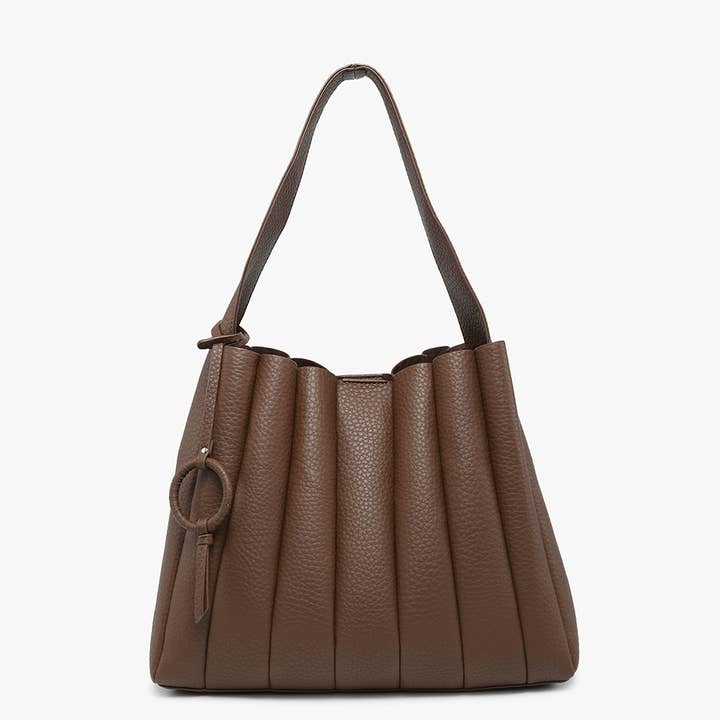 Jen & Co. – wholesale Satchel – Women's – M2574 Josie Pleated Satchel w/ Ring Tassel