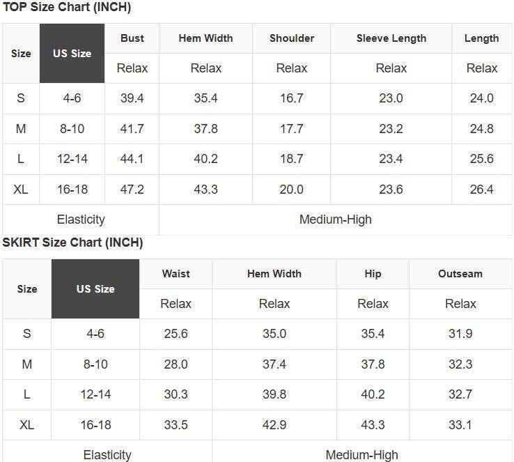 Black Stripe Ribbed Trim Button Cuff Long Sleeve Top Midi Skirt 2pcs Outfit for wholesale on Faire3