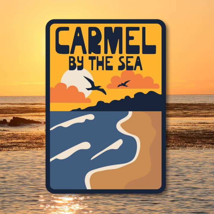 Adesivo Carmel by the Sea per la vendita all'ingrosso da parte di Sunthing Studio