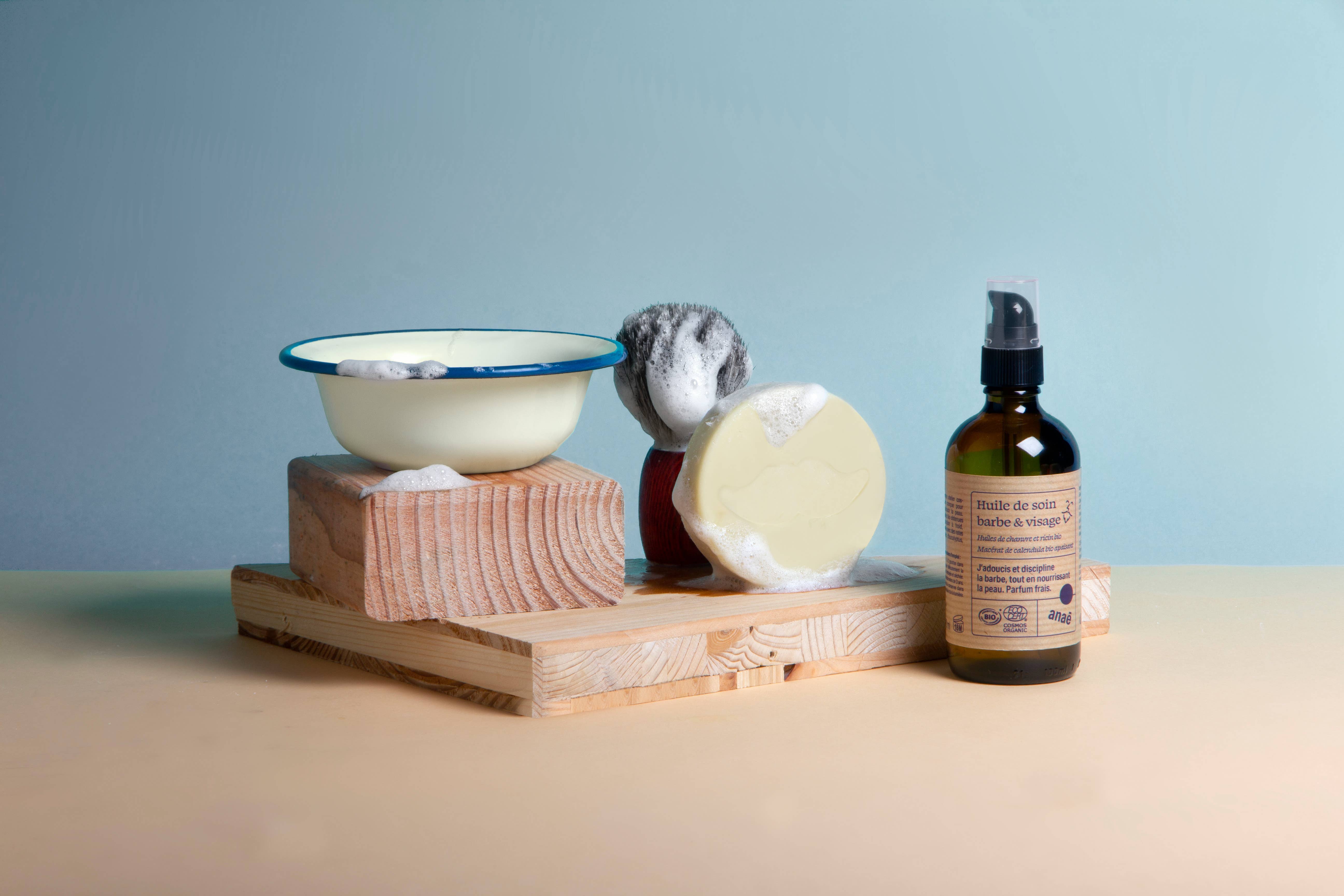 Ecodis - Grand Beau – Großhandel Badeseifenschale – Emaille-Rasierseifenschale aus Eisen – Anaé2