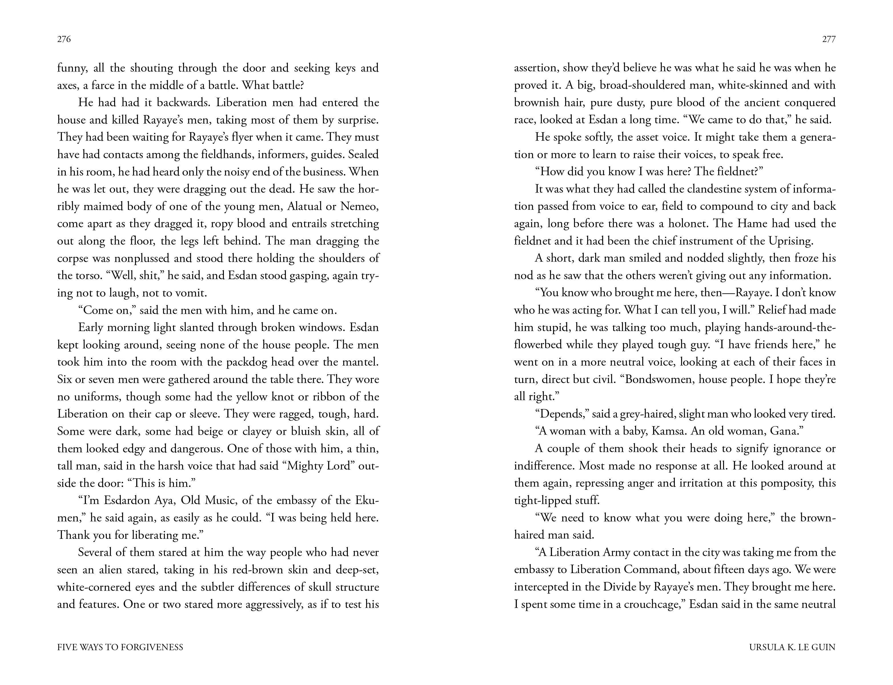 Hachette Book Group - Wholesale Science Fiction - Five Ways to Forgiveness by Ursula K. Le Guin7