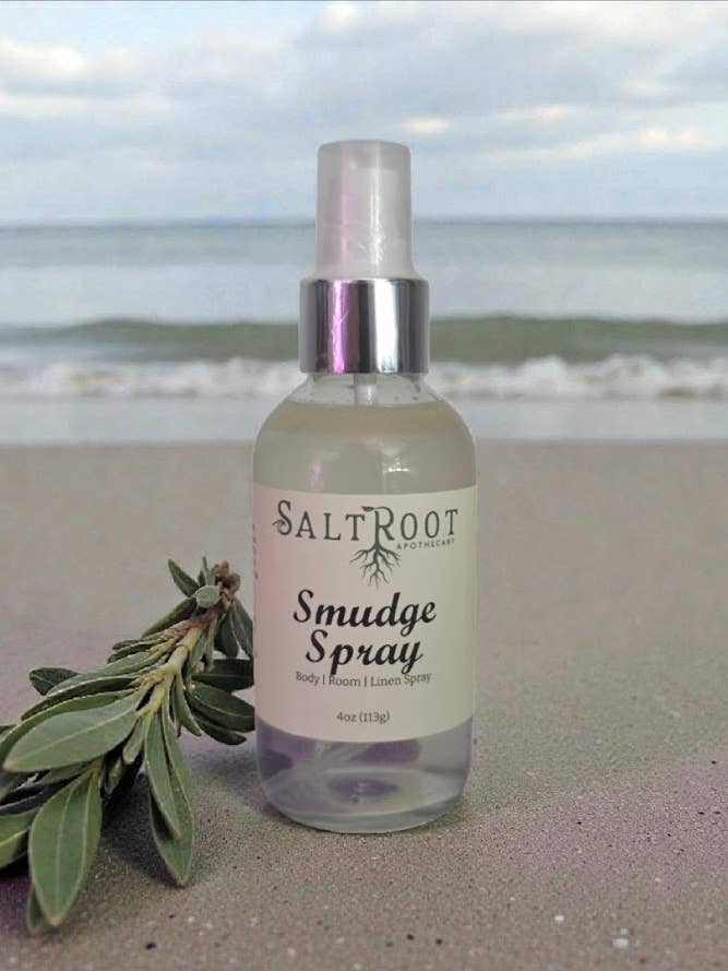 Vaporisateur Smudge l Spray pour Linge et Pièce pour la vente par Saltroot Apothecary