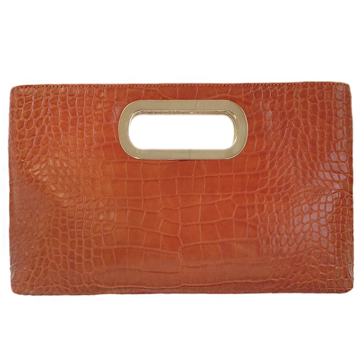 JNBFASHION.COM - Wholesale Clutch Bag - Women's - Crocodile Synthetic Leather Top Handle Clutch…2