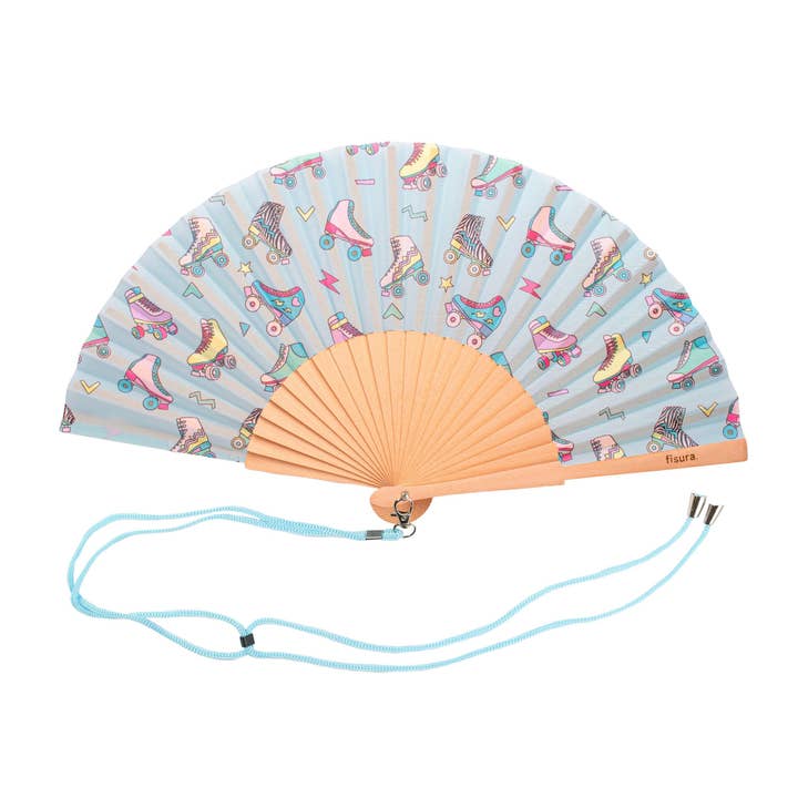 Fisura - Wholesale Handheld Folding Fan - “Skates” fan.1
