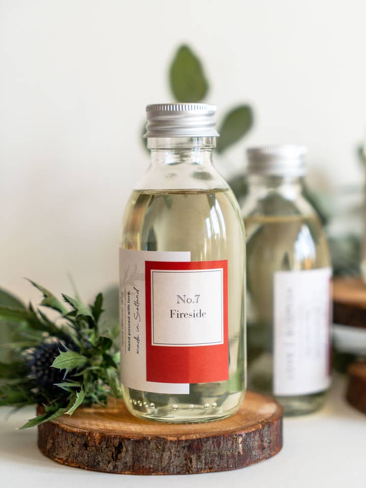 Fireside Refill Reed Diffuser 120ml for wholesale by Love Scottish