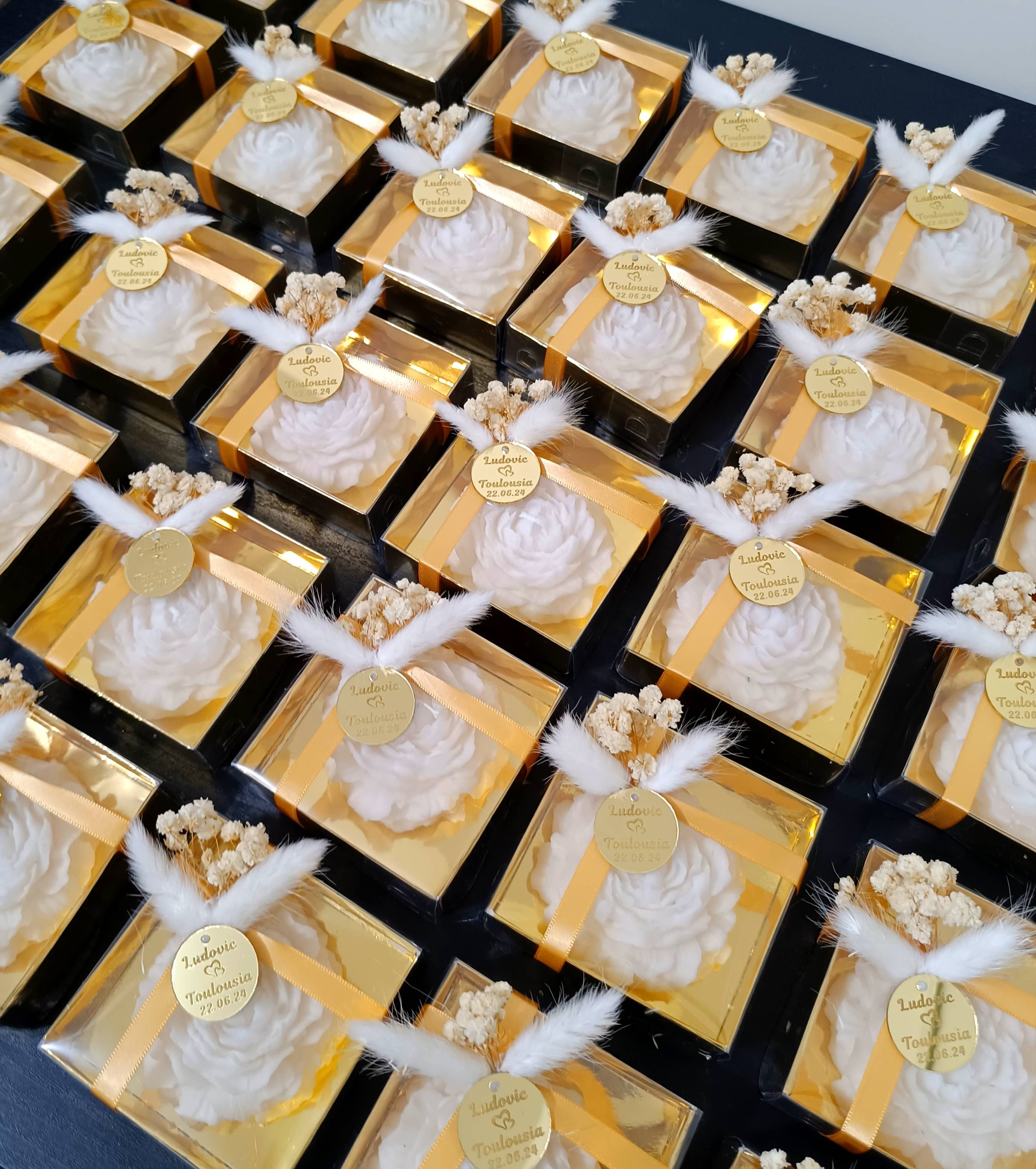 Prechi creations – wholesale Novelty candle – Bougie Personnalisée pour Mariage - Cadeau de Mariage Unique5