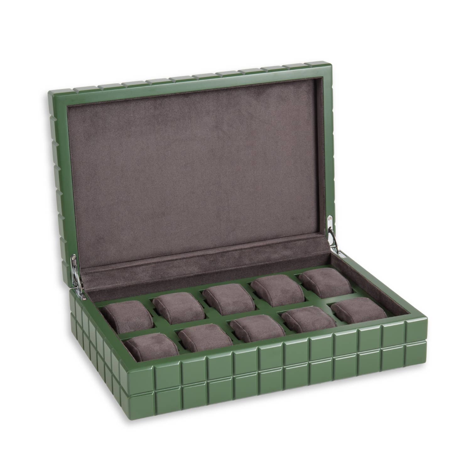 BeyBerk International - Wholesale Jewelry Box/Organizer - Bogota Cube Design Ten Watch Case4