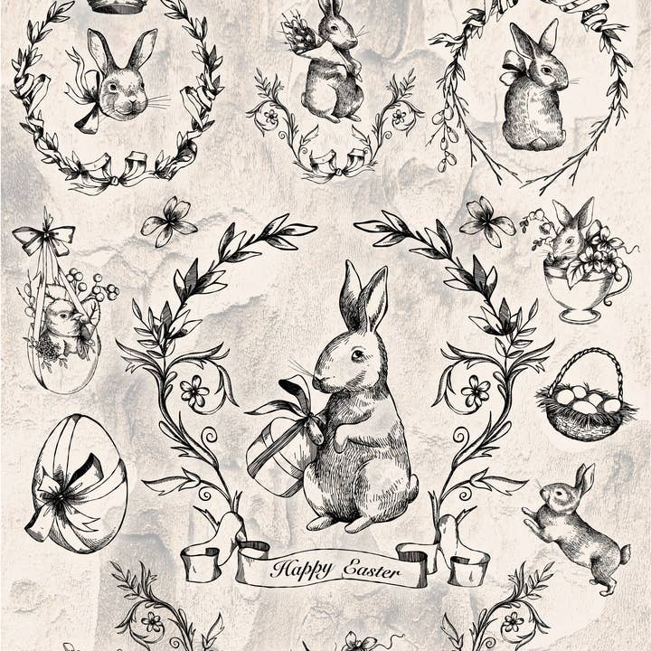 Vintage Spring - Rice Paper for Decoupage - Craft Paper for wholesale by European Excellency