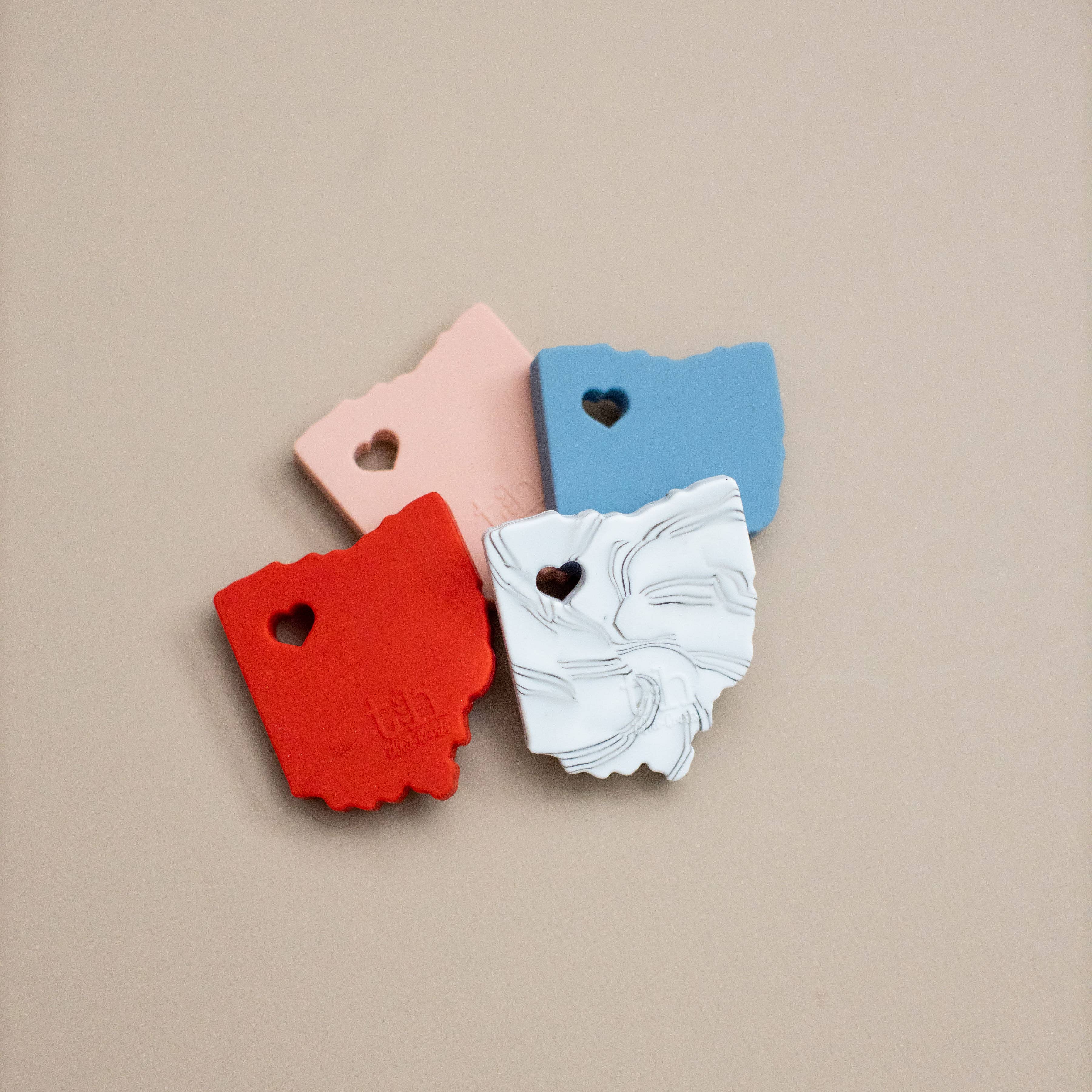 three hearts teethers