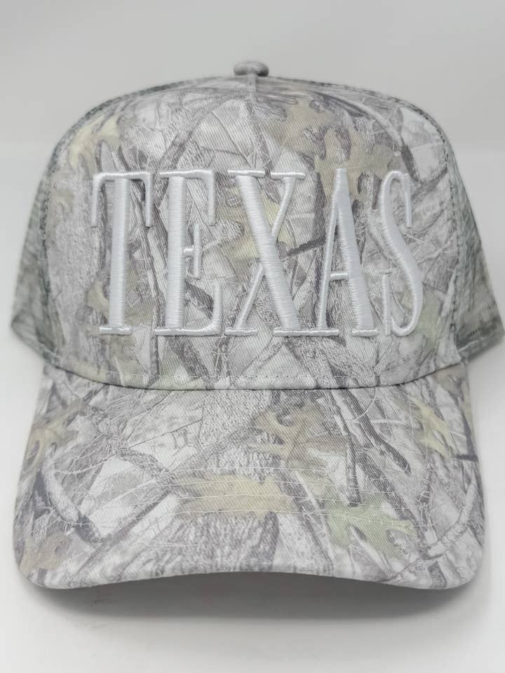 Washed Camo Texas Cap for wholesale by Pierce + Pine