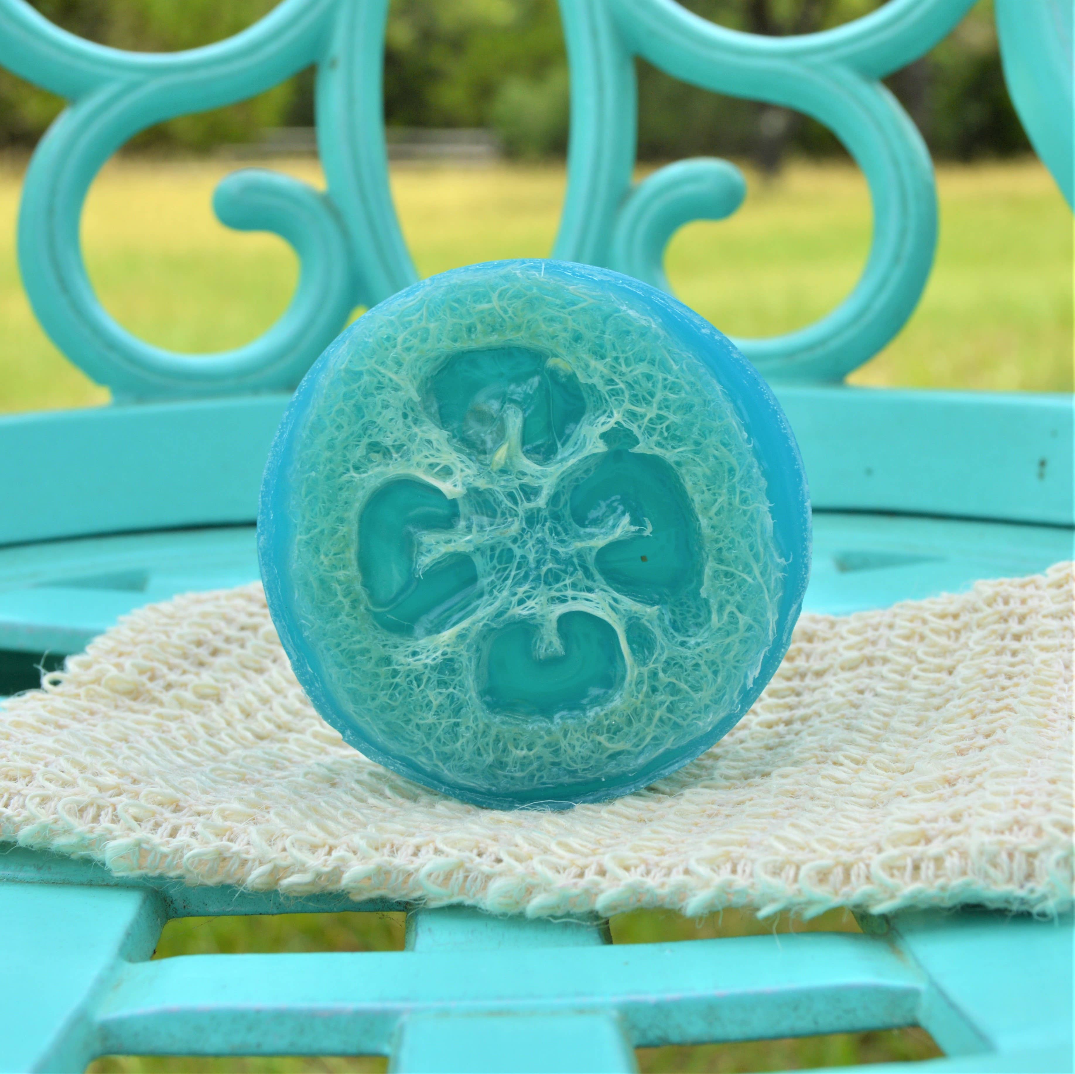 Sheepish Grins – sabonete sólido por atacado – Sabonete Esfoliante com Lufa2