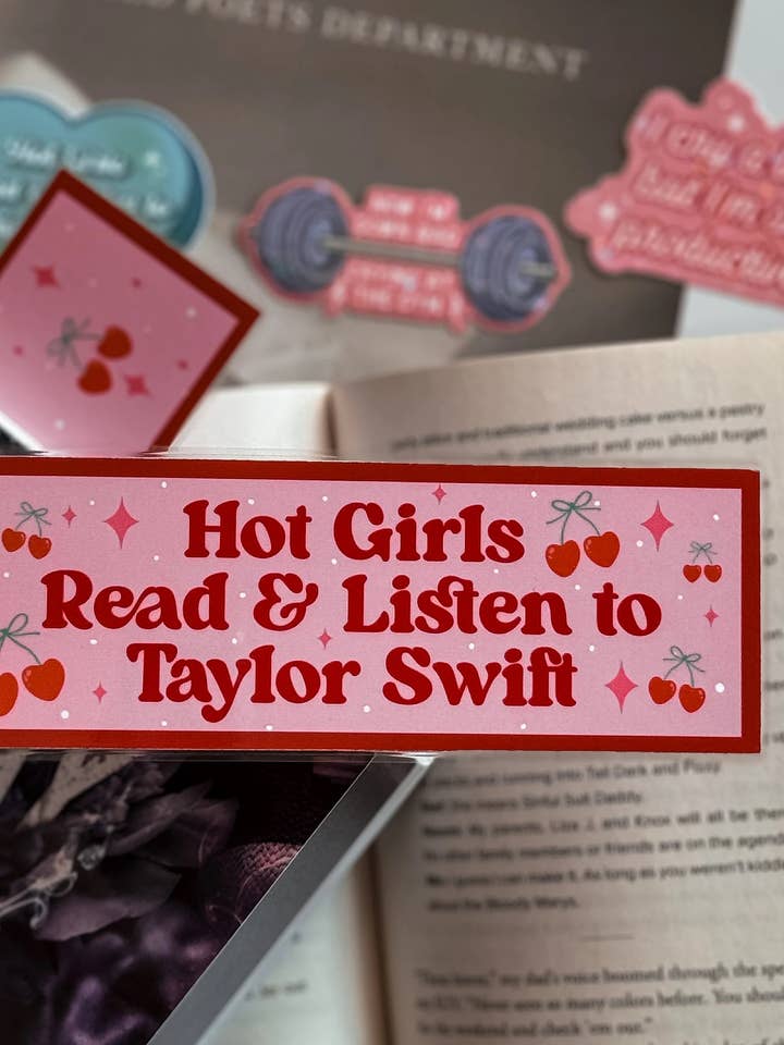 Hot Girls Read Taylor Bookmark for wholesale by Shadowbound Spines LLC