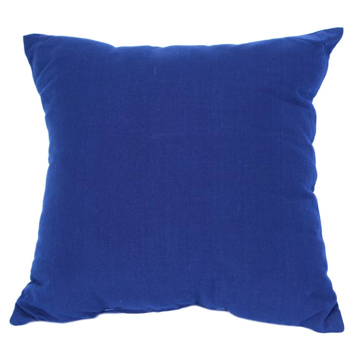 Housse de coussin zippée bleu marine avec insert pour la vente par Accent Linen