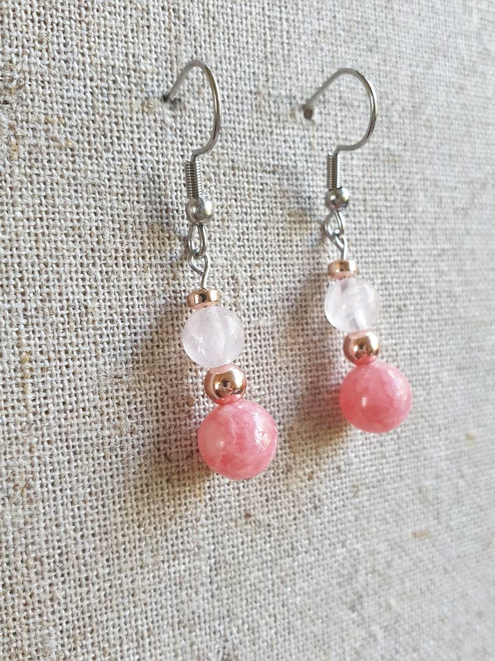 Candy Girl Ohrhänger rosé für den Großhandel von Lapiseum