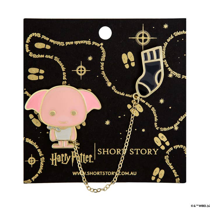 Harry Potter Enamel Pin Dobby & Sock and other Purchase Wholesale harry potter uk. Free Returns & Net 60 Terms on Faire trending on Faire.