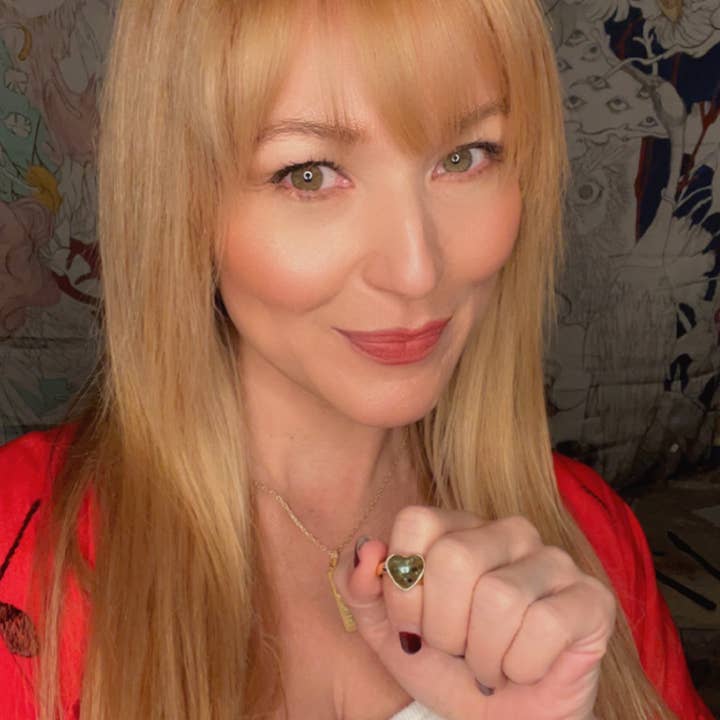 Labradorit hjertering for engroshandel hos Songlines by Jewel