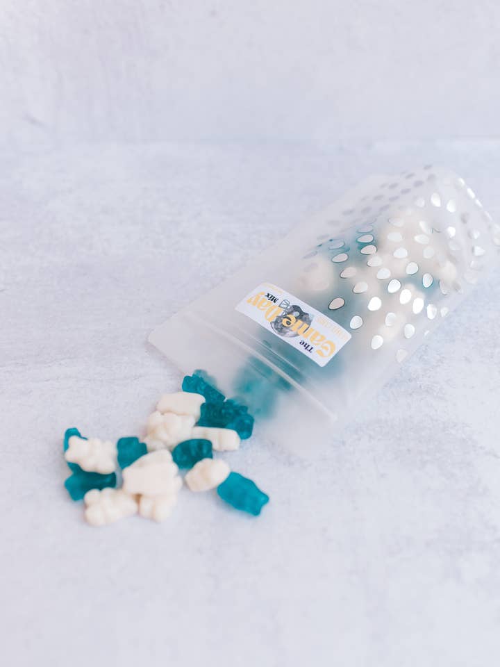 Spildagsmix – Gummi Bears i specialfarver (½ lb pose) for engroshandel hos The Honey Den